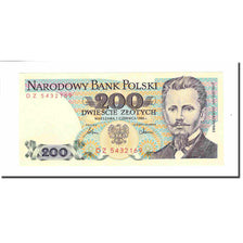 Banknote, Poland, 200 Zlotych, 1986, 1986-06-01, KM:144c, UNC(63)