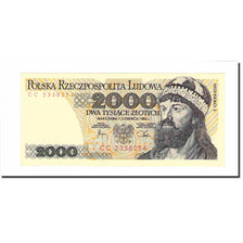 Banknote, Poland, 2000 Zlotych, 1982, 1982-06-01, KM:147b, UNC(63)