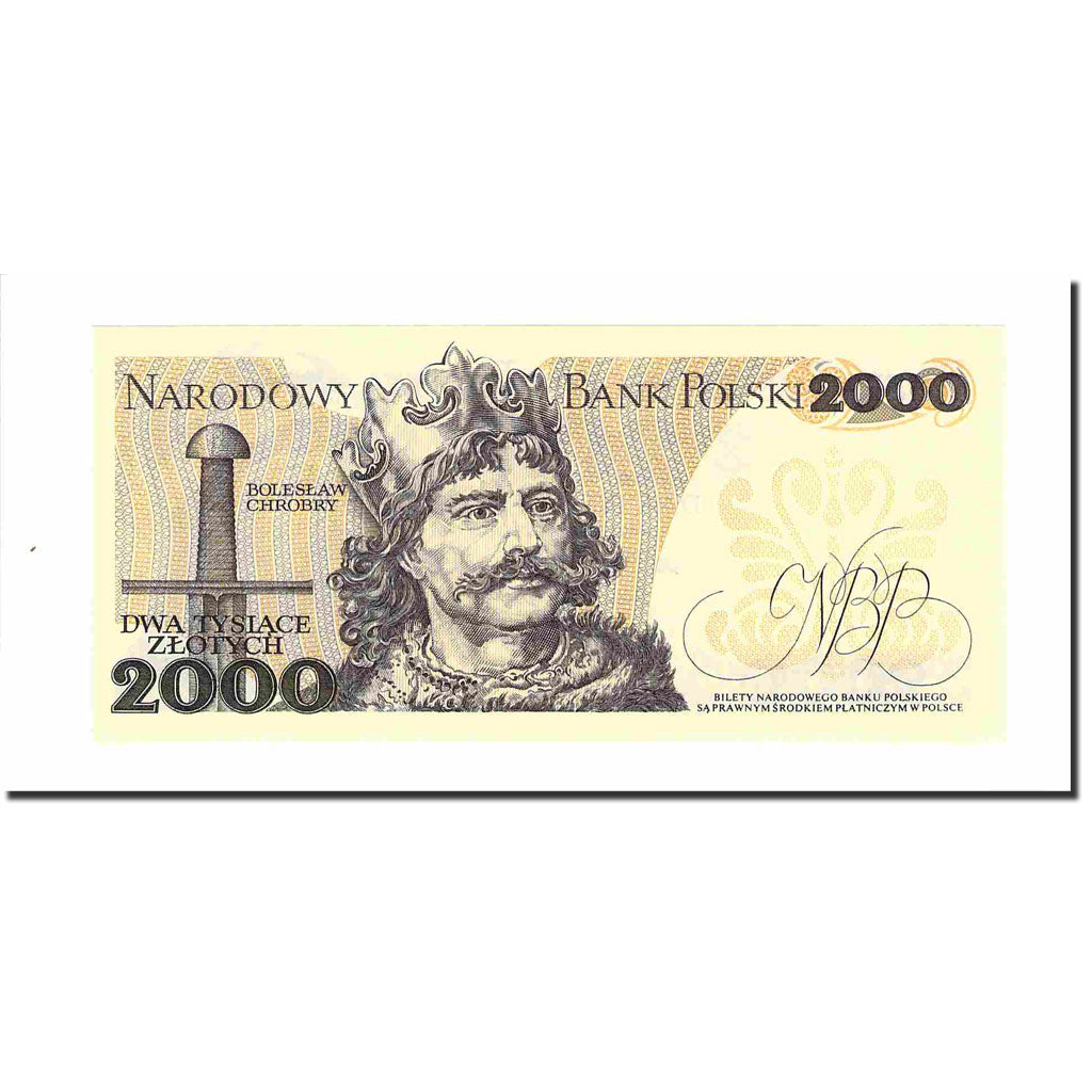 Banknote, Poland, 2000 Zlotych, 1982, 1982-06-01, KM:147b, UNC(63)