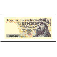 Banknote, Poland, 2000 Zlotych, 1982, 1982-06-01, KM:147b, UNC(63)