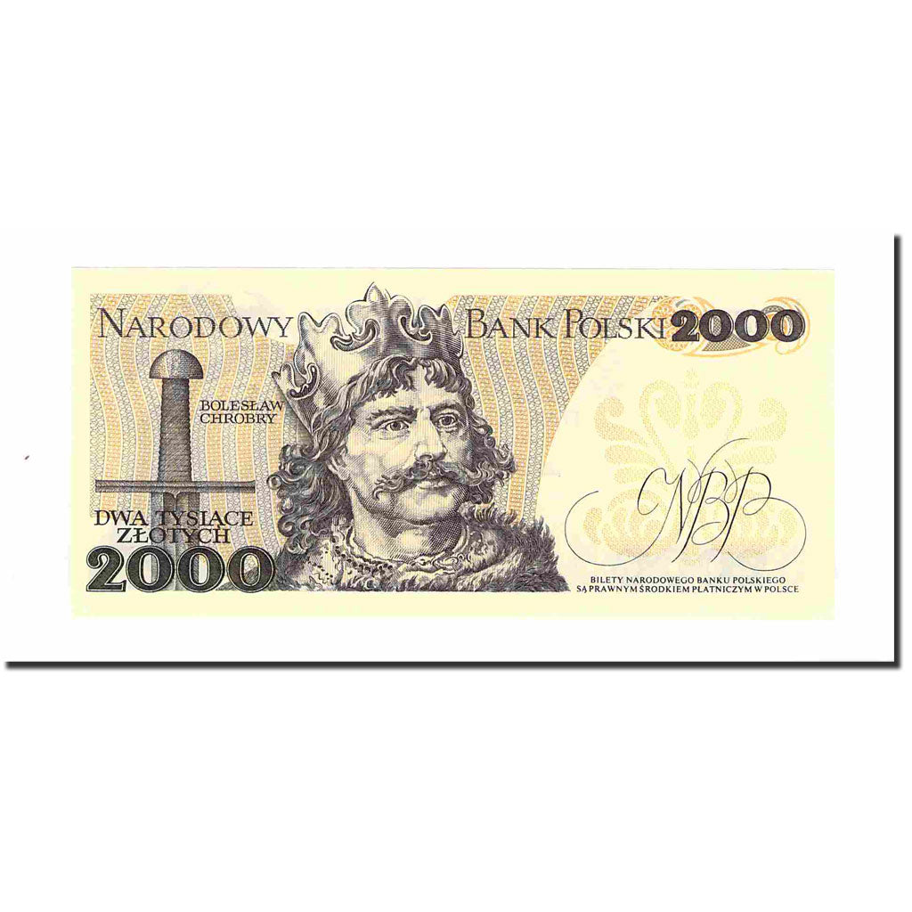 Banknote, Poland, 2000 Zlotych, 1982, 1982-06-01, KM:147b, UNC(63)