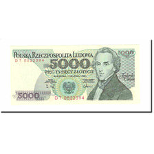 Banknote, Poland, 5000 Zlotych, 1988, 1988-12-01, KM:150c, UNC(63)
