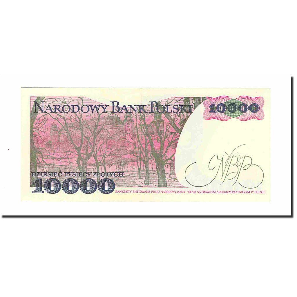 Billet, Pologne, 10,000 Zlotych, 1988, 1988-12-01, KM:151b, SPL