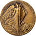 FRANCE, Shipping, French Fourth Republic, Medal, 1949, AU(55-58), Delannoy,...