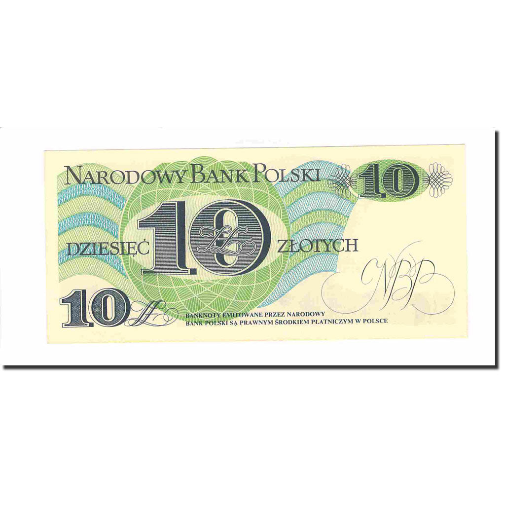 Banknote, Poland, 10 Zlotych, 1982, 1982-06-01, KM:148a, UNC(63)