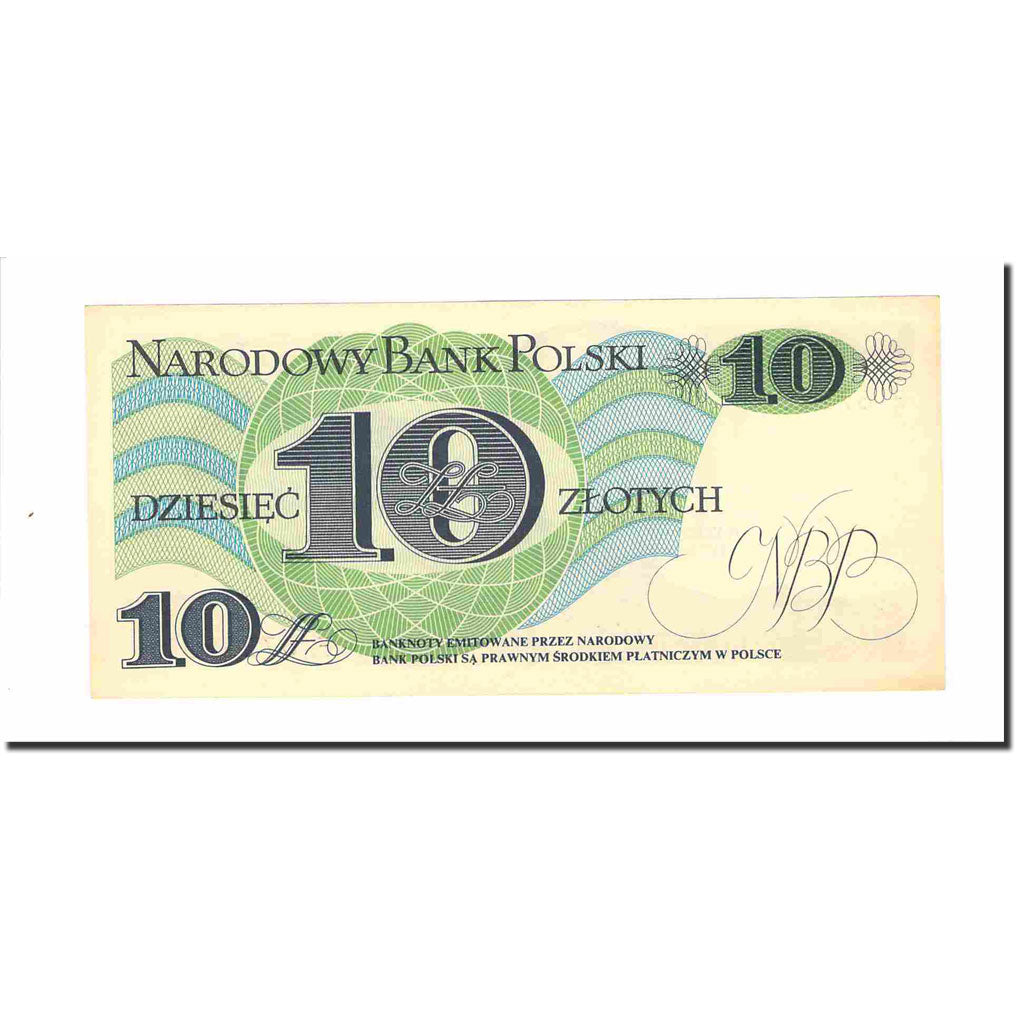Banknote, Poland, 10 Zlotych, 1982, 1982-06-01, KM:148a, UNC(63)