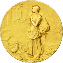 FRANCE, Business & industry, French Third Republic, Medal, AU(55-58), Gold, 27,.