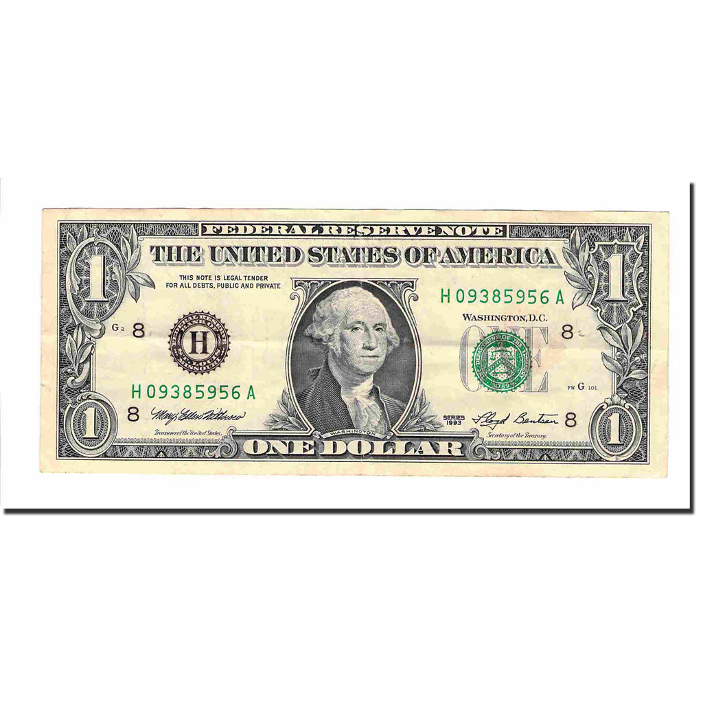Banknote, United States, One Dollar, 1993, KM:4023B, EF(40-45)