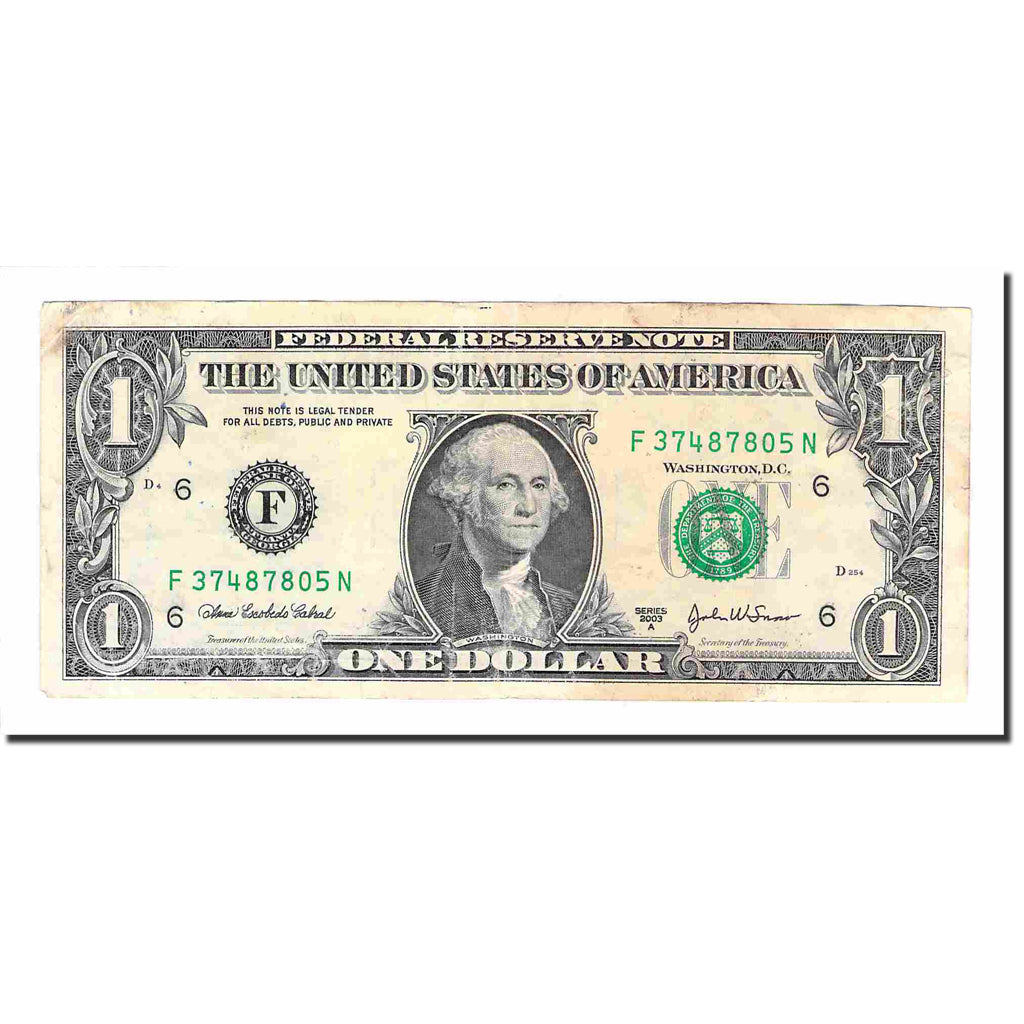 Banknote, United States, One Dollar, 2003, KM:4671, EF(40-45)