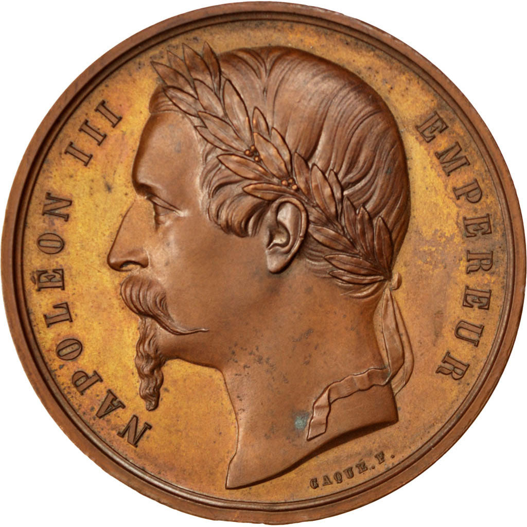 FRANCE, Sciences & Technologies, Second French Empire, Medal, 1862, AU(55-58),..