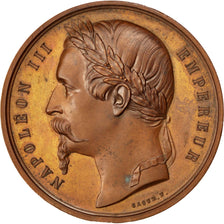 FRANCE, Sciences & Technologies, Second French Empire, Medal, 1862, AU(55-58),..