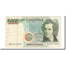 Nota, Itália, 5000 Lire, 1985, 1985-01-04, KM:111a, EF(40-45)