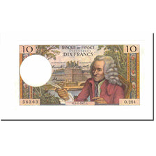 France, 10 Francs, Voltaire, 1967, 1967-01-05, UNC(63), Fayette:62.24, KM:147b