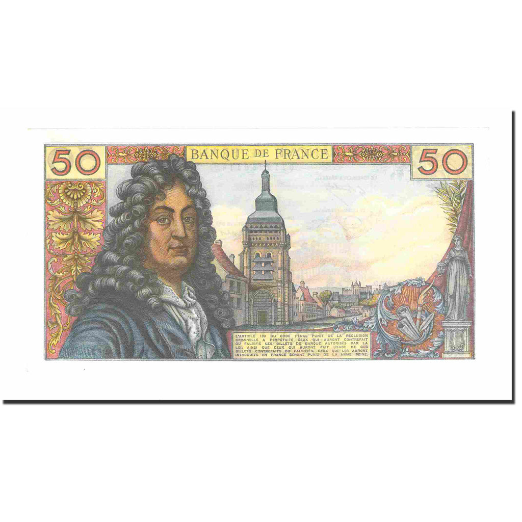 Francia, 50 Francs, Racine, 1976, 1976-01-02, UNC, Fayette:64.32, KM:148f