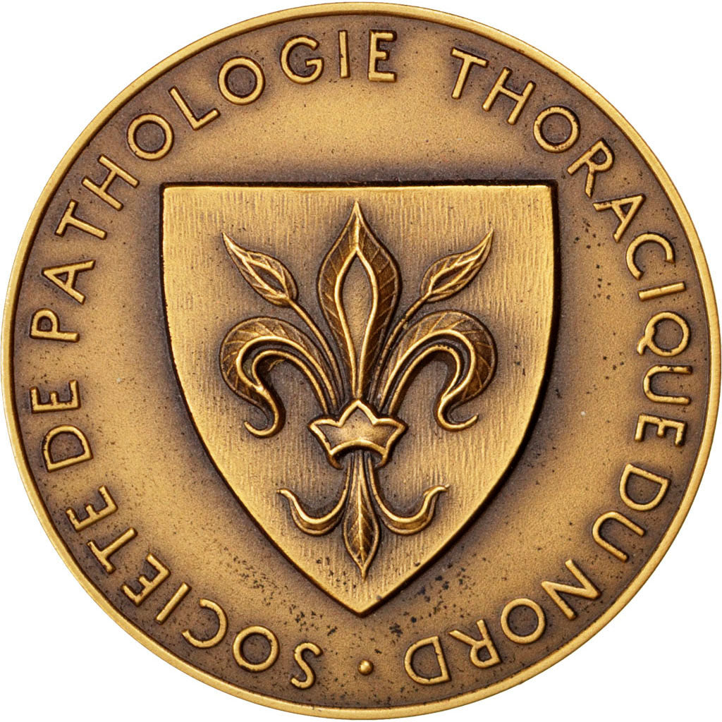 France, Medal, French Fifth Republic, Medicine, 1965, AU(55-58), Bronze