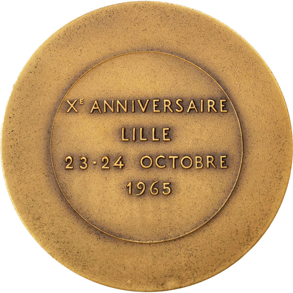 France, Medal, French Fifth Republic, Medicine, 1965, AU(55-58), Bronze