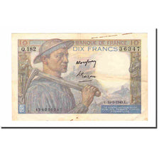 França, 10 Francs, Mineur, 1949, 1949-03-10, EF(40-45), Fayette:8.20, KM:99f