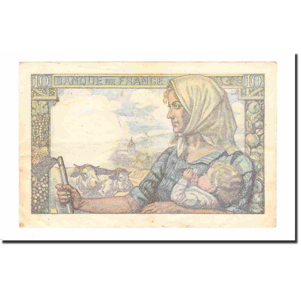 França, 10 Francs, Mineur, 1949, 1949-03-10, EF(40-45), Fayette:8.20, KM:99f