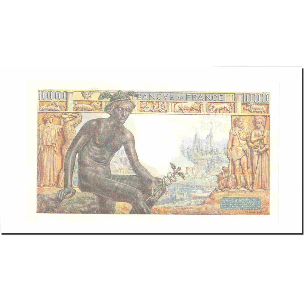 France, 1000 Francs, Déesse Déméter, 1942, 1942-11-05, UNC(65-70)