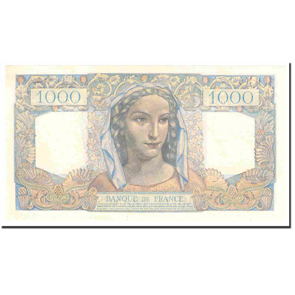 Francia, 1000 Francs, Cérès et Mercure, 1945, 1945-05-31, UNC, Fayette:41.03