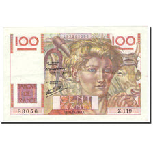 França, 100 Francs, Jeune Paysan, 1946, 1946-10-31, AU(55-58), Fayette:28.10