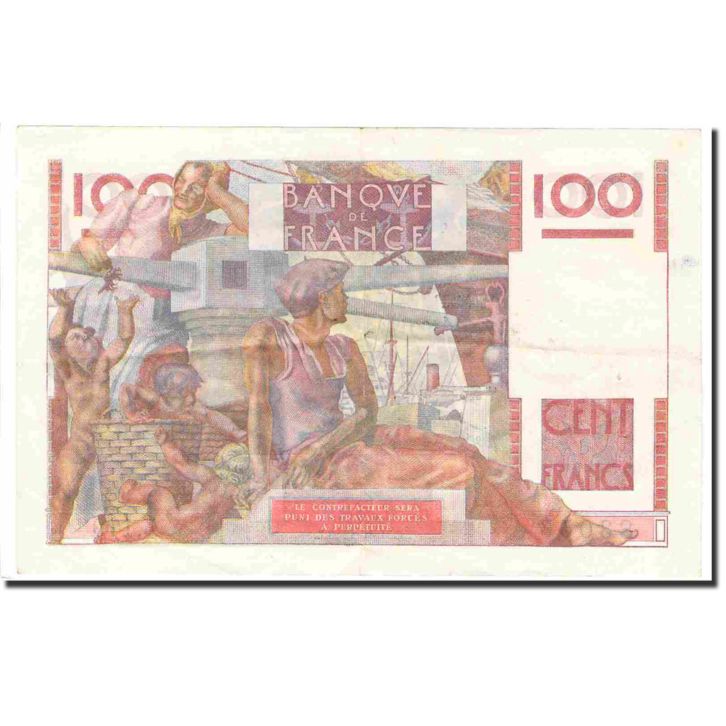 Francia, 100 Francs, Jeune Paysan, 1946, 1946-10-31, SPL-, Fayette:28.10