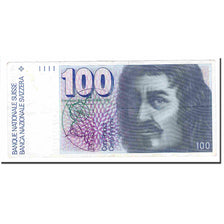 Banknot, Szwajcaria, 100 Franken, 1989, KM:57j, EF(40-45)