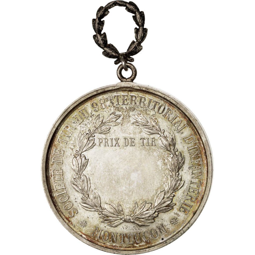 France, Medal, French Third Republic, Sports & leisure, TTB+, Argent