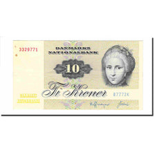 Geldschein, Dänemark, 10 Kroner, 1977-1978, KM:48g, SS+