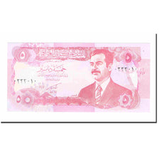 Nota, Iraque, 5 Dinars, 1992-1993, KM:80b, UNC(65-70)