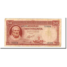Banknote, Greece, 50 Drachmai, 1941, KM:168a, EF(40-45)