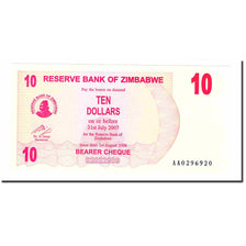 Banknote, Zimbabwe, 10 Dollars, 2007, 2007-07-31, KM:39, UNC(65-70)