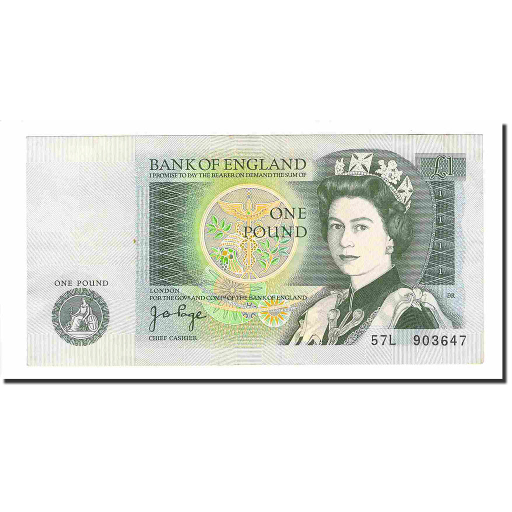 Banknote, Great Britain, 1 Pound, Undated (1978-84), KM:377a, AU(55-58)