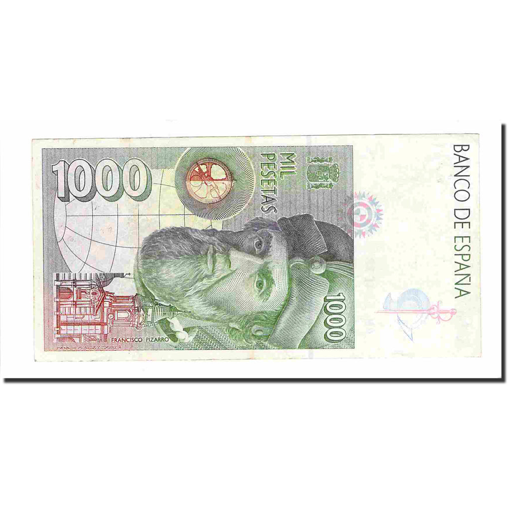 Banconote, Spagna, 1000 Pesetas, 1992, 1992-10-12, KM:163, SPL-
