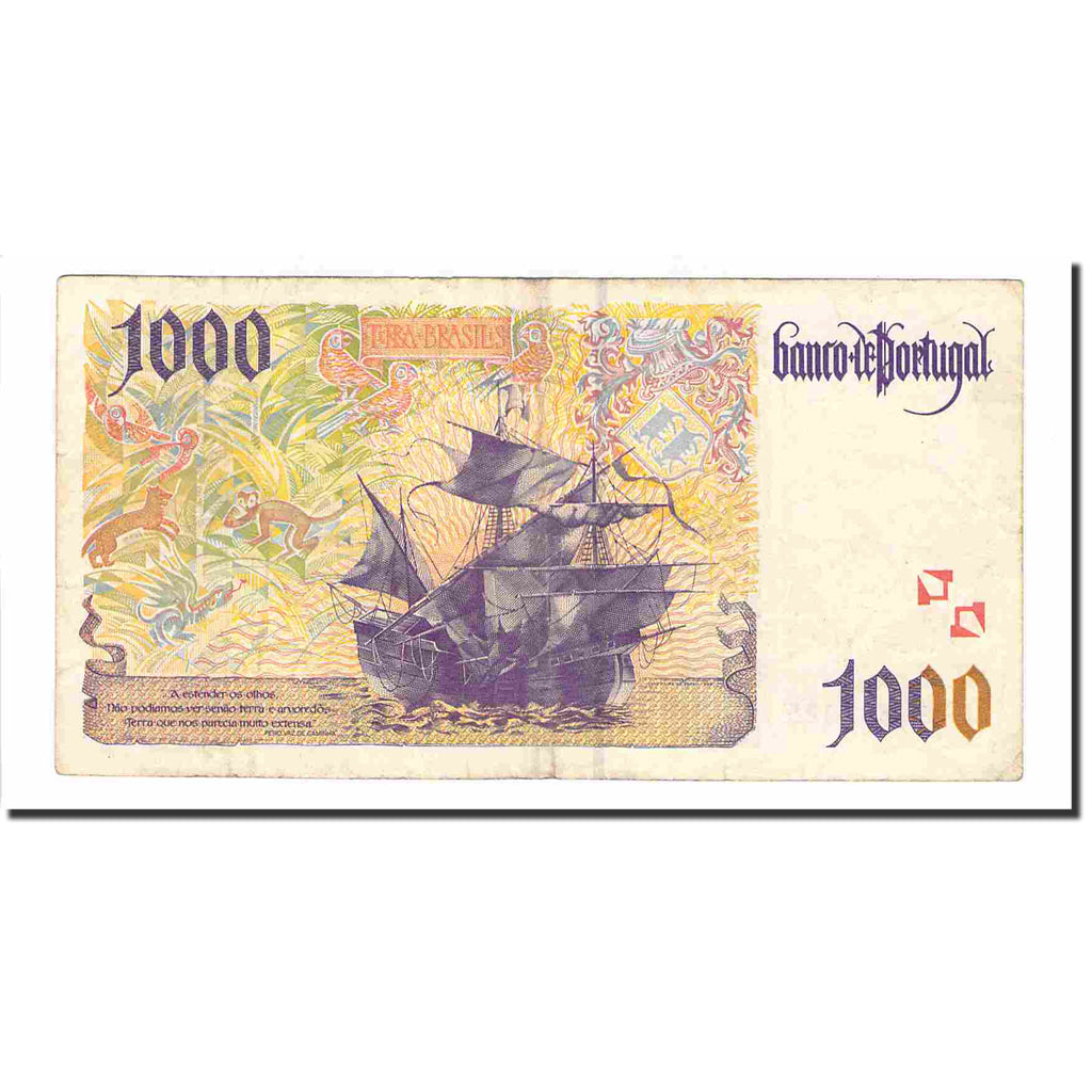 Nota, Portugal, 1000 Escudos, 1998, 1998-05-21, KM:188c, EF(40-45)
