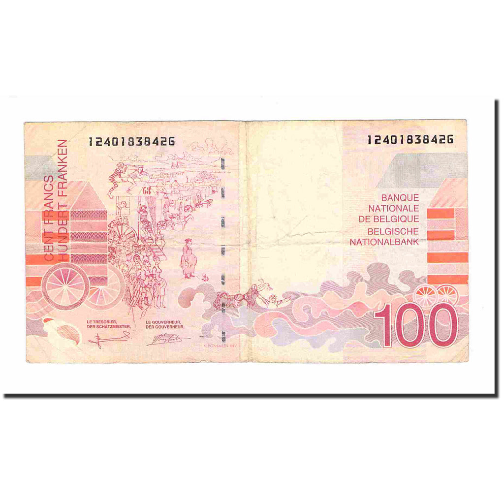 Banknote, Belgium, 100 Francs, Undated (1995-2001), KM:147, EF(40-45)