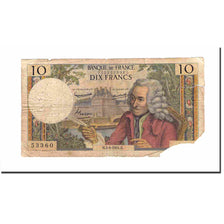 Francia, 10 Francs, Voltaire, 1964, 1964-06-04, D, Fayette:F.62.09, KM:147a