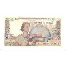 France, 10,000 Francs, Génie Français, 1946, 1946-08-08, TTB+, Fayette:50.08