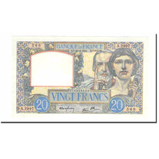 France, 20 Francs, Science et Travail, 1941, 1941-02-20, NEUF, Fayette:12.12
