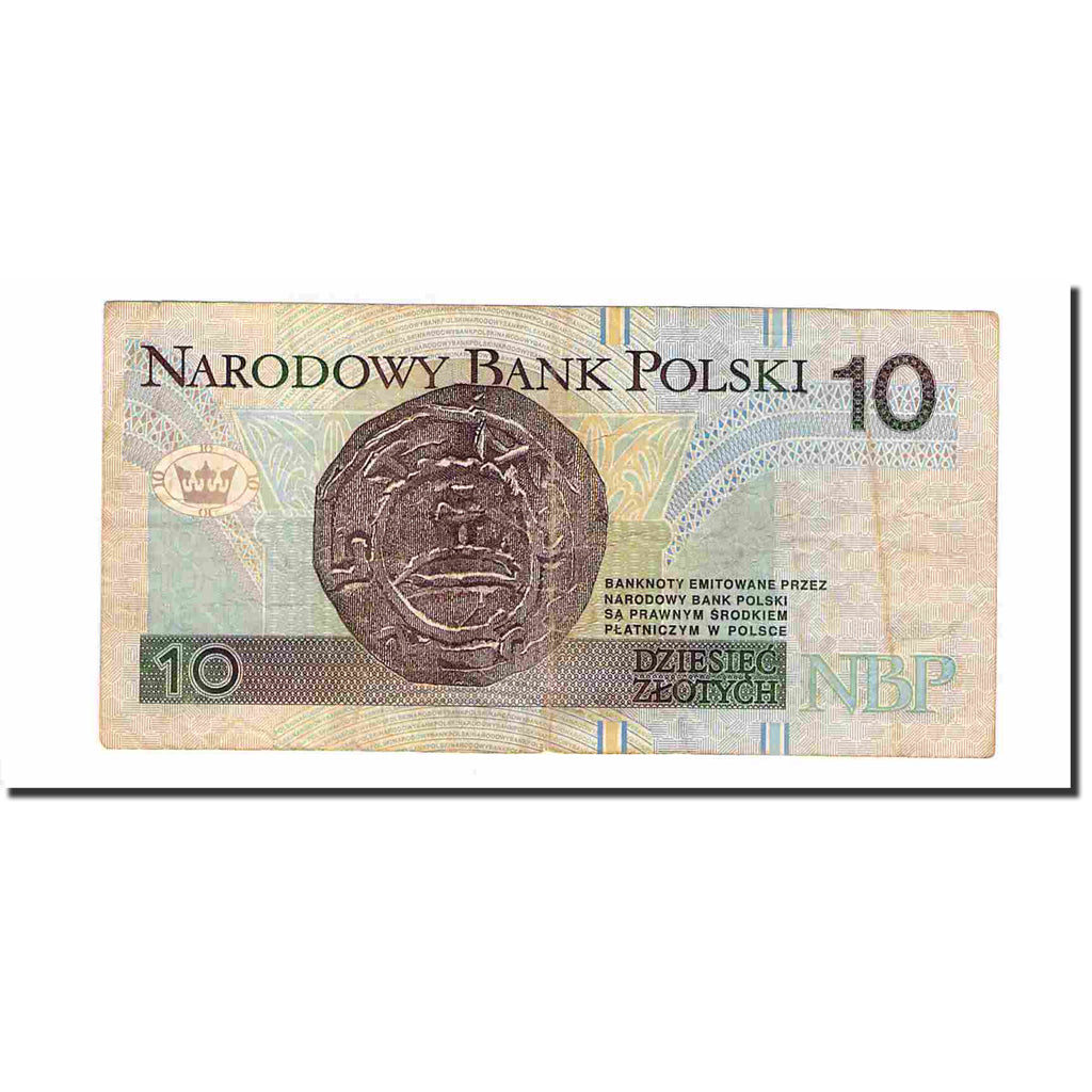 Geldschein, Polen, 10 Zlotych, 1994, 1994-03-25, KM:173a, SS+