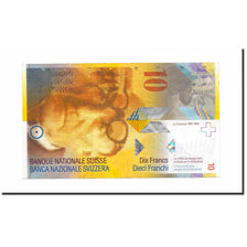 Nota, Suíça, 10 Franken, 1996, KM:66b, AU(50-53)