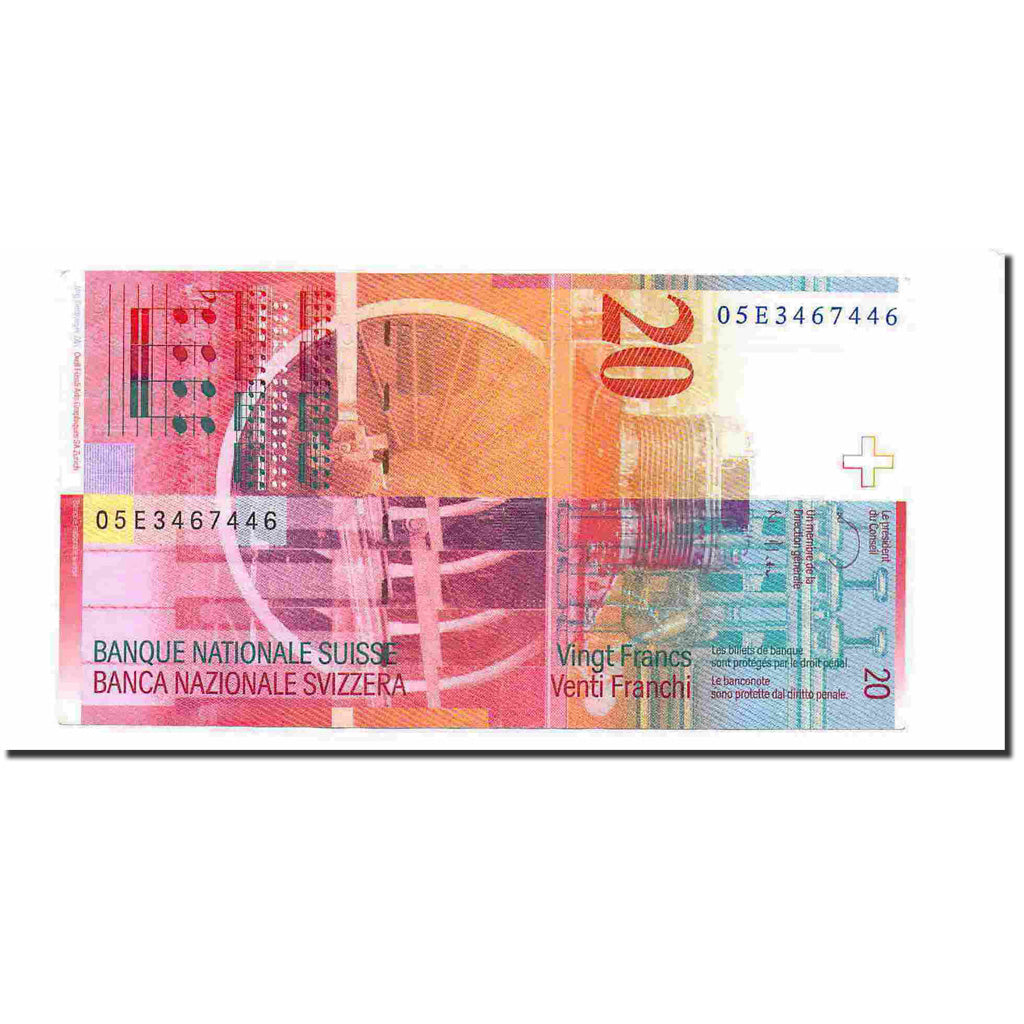 Banknote, Switzerland, 20 Franken, 2004, KM:69c, UNC(60-62)