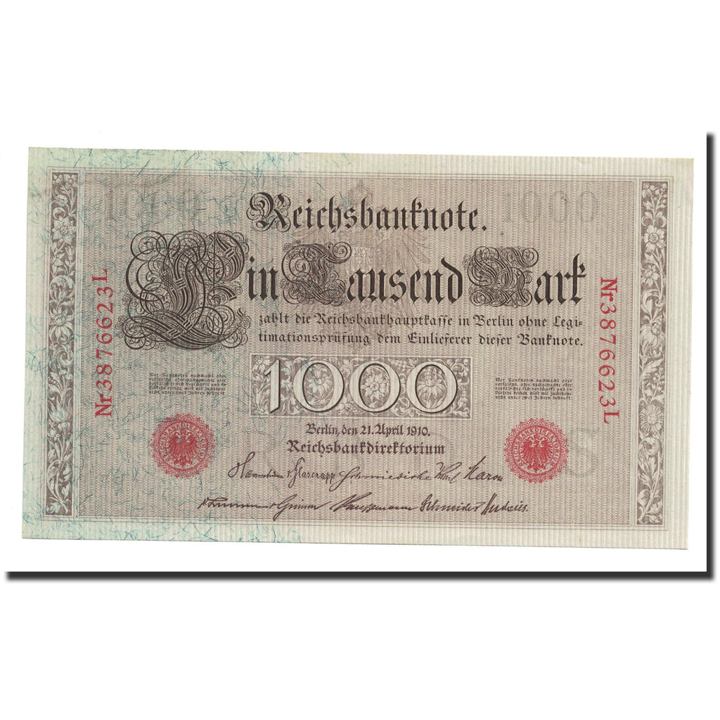 Banknote, Germany, 1000 Mark, 1910, 1910-04-21, KM:44b, UNC(63)