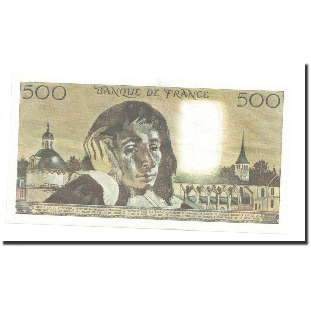 Francia, 500 Francs, Pascal, 1986, 1986-02-06, EBC+, Fayette:71.34, KM:156e
