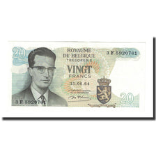 Biljet, België, 20 Francs, 1964, 1964-06-15, KM:138, NIEUW