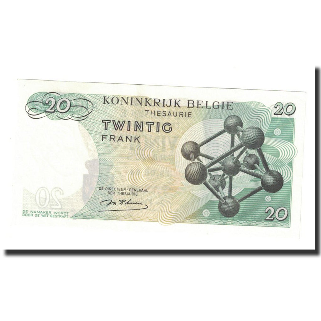 Banknote, Belgium, 20 Francs, 1964, 1964-06-15, KM:138, UNC(65-70)