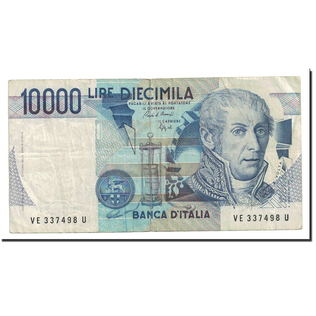 Billet, Italie, 10,000 Lire, 1984, 1984-09-03, KM:112b, TTB+