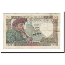 France, 50 Francs, 1941, 1941-04-24, TB, Fayette:19.9, KM:93
