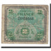 France, 2 Francs, Flag/France, 1944, VF(20-25), Fayette:16.1, KM:114a