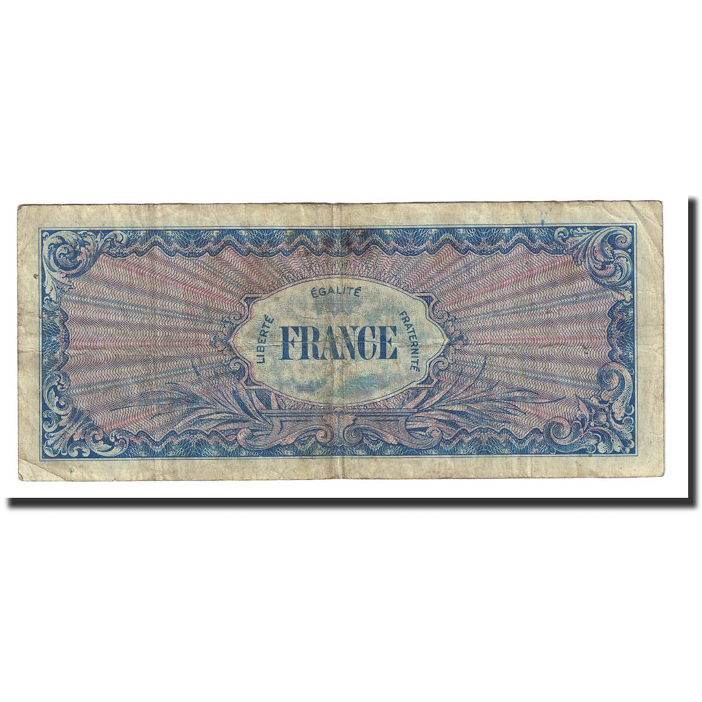 Francia, 100 Francs, 1945 Verso France, 1944, MBC, Fayette:VF25.3, KM:123c